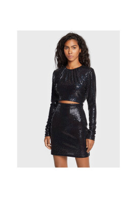 MSGM Коктейлна рокля 3341MDA06 227628 Черен Slim Fit - Pepit.bg