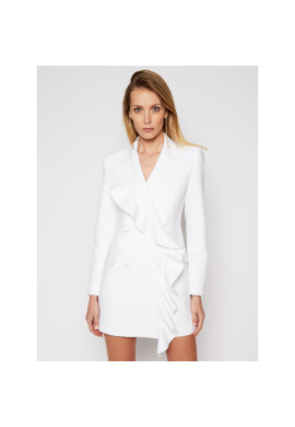 MSGM Коктейлна рокля 3041MDA09 217100 Бял Regular Fit - Pepit.bg