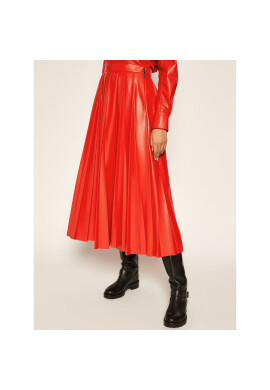 MSGM Кожена пола 2941MDD29P 207652 Червен Regular Fit - Pepit.bg