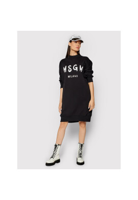 MSGM Плетена рокля 2000MDA511 200001 Черен Oversize - Pepit.bg