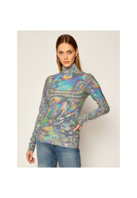 MSGM Поло 2941MDM05 207662 Сребрист Slim Fit - Pepit.bg