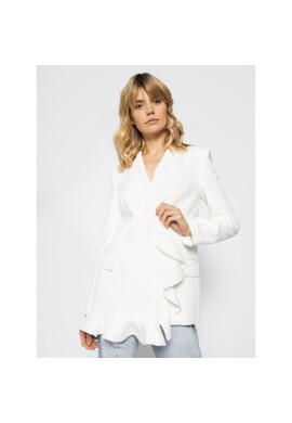 MSGM Преходно палто 2841MDG14 207100 02 Бял Regular Fit - Pepit.bg
