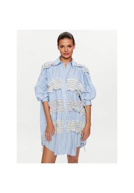 MSGM Рокля тип риза 3441MDA01Y 237010 Син Regular Fit - Pepit.bg