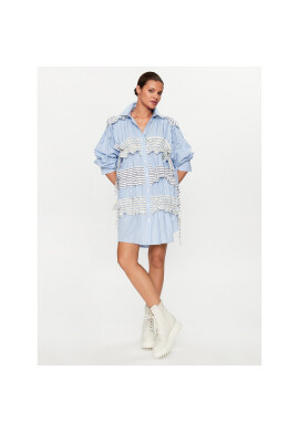 MSGM Рокля тип риза 3441MDA01Y 237010 Син Regular Fit - Pepit.bg