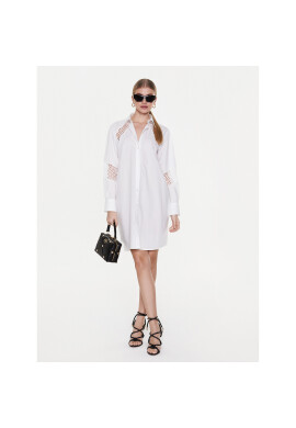 MSGM Рокля тип риза 3441MDA183 237125 Бял Regular Fit - Pepit.bg