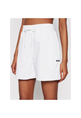 MSGM Спортни шорти 3041MDB60 217299 Бял Regular Fit - Pepit.bg