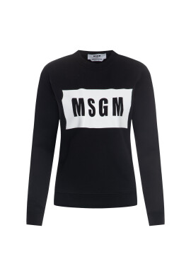 MSGM Суитшърт 2841MDM96 207299 99 Черен Regular Fit - Pepit.bg