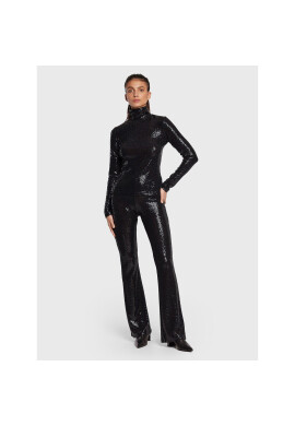 MSGM Текстилни панталони 3341MDP14 227628 Черен Regular Fit - Pepit.bg