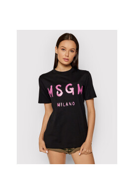 MSGM Тишърт 3141MDM510 217798 Черен Regular Fit - Pepit.bg