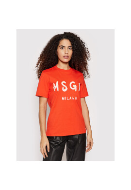 MSGM Тишърт 3241MDM510 227298 Червен Regular Fit - Pepit.bg