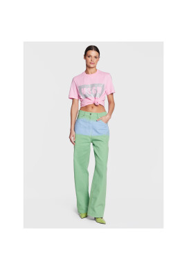 MSGM Тишърт 3441MDM520G 237002 Розов Regular Fit - Pepit.bg