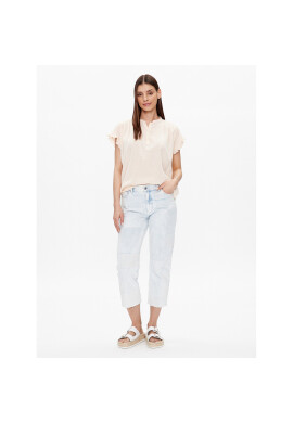 Mustang Блуза Elsa Ruffle 1013365 Бежов Regular Fit - Pepit.bg