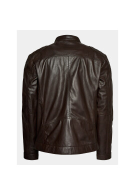 Mustang Кожено яке 9920277 Кафяв Regular Fit - Pepit.bg