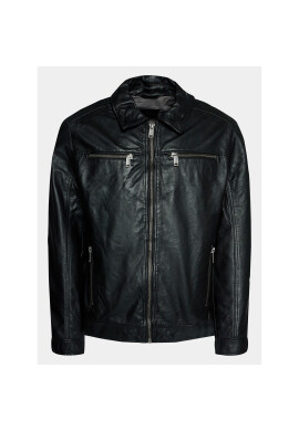 Mustang Кожено яке William 9920607 Черен Regular Fit - Pepit.bg