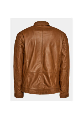 Mustang Кожено яке William 9920607 Кафяв Regular Fit - Pepit.bg