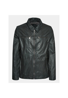 Mustang Кожено яке William 9920615 Сив Regular Fit - Pepit.bg