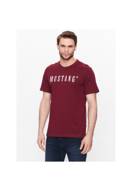 Mustang Тишърт Alex 1013221 Бордо Regular Fit - Pepit.bg