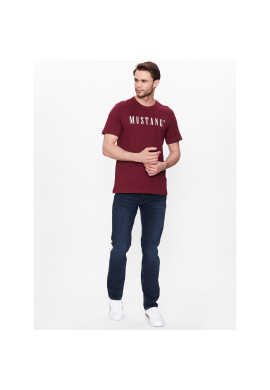 Mustang Тишърт Alex 1013221 Бордо Regular Fit - Pepit.bg