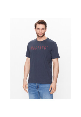 Mustang Тишърт Alex 1013221 Тъмносин Regular Fit - Pepit.bg