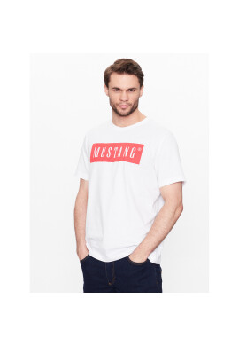 Mustang Тишърт Alex 1013223 Бял Regular Fit - Pepit.bg