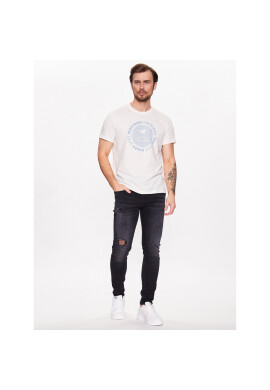 Mustang Тишърт Alex C 1013549 Екрю Regular Fit - Pepit.bg