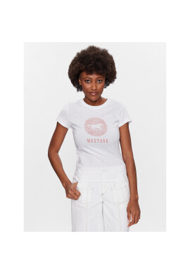 Mustang Тишърт Alexia 1013390 Бял Regular Fit - Pepit.bg