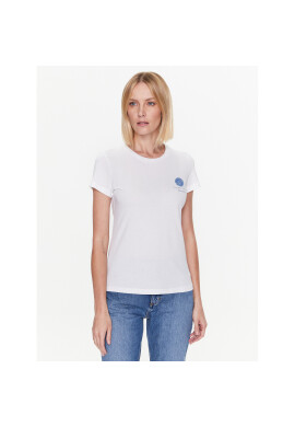 Mustang Тишърт Alexia C Chestprint 1013384 Бял Slim Fit - Pepit.bg
