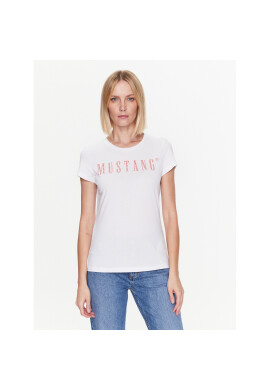 Mustang Тишърт Alexia C Print 1013620 Бял Regular Fit - Pepit.bg