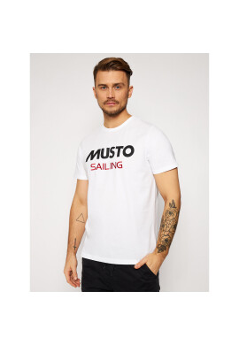 Musto Тишърт 82020 Бял Regular Fit - Pepit.bg