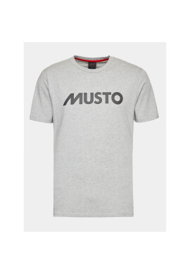 Musto Тишърт Logo 82451 Сив Regular Fit - Pepit.bg