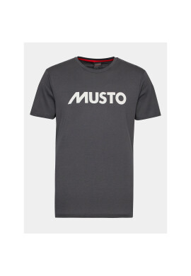 Musto Тишърт Logo 82451 Сив Regular Fit - Pepit.bg