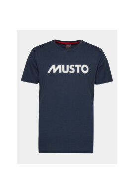 Musto Тишърт Logo 82451 Тъмносин Regular Fit - Pepit.bg