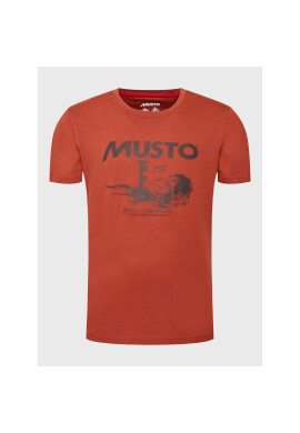Musto Тишърт Marina 82363 Кафяв Regular Fit - Pepit.bg