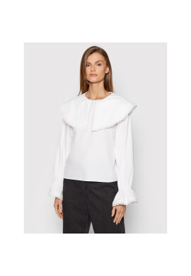 NA-KD Блуза 1018-007525-0001-581 Бял Regular Fit - Pepit.bg