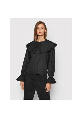 NA-KD Блуза 1018-007525-0002-581 Черен Regular Fit - Pepit.bg