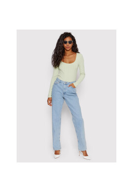 NA-KD Дънки Side Slit 1018-008282-0047-581 Син Regular Fit - Pepit.bg