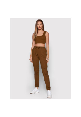 NA-KD Долнище анцуг 1018-007520-0017-003 Кафяв Regular Fit - Pepit.bg