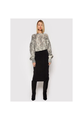 NA-KD Пола тип молив Knitted Черен Regular Fit - Pepit.bg