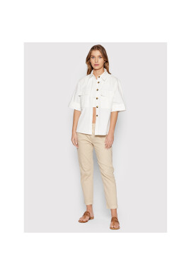 NA-KD Риза 1018-008324-0244-581 Бял Oversize - Pepit.bg