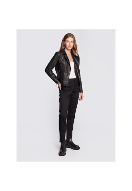 NAF NAF Кожено яке Camily THNL15 Черен Regular Fit - Pepit.bg