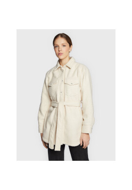 NAF NAF Кожух Bufritz THNK23 Екрю Regular Fit - Pepit.bg