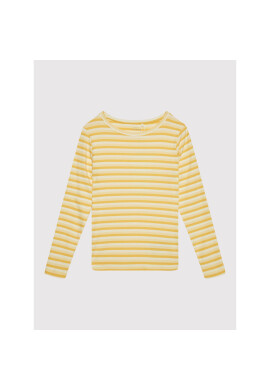 NAME IT Блуза 13198675 Жълт Slim Fit - Pepit.bg
