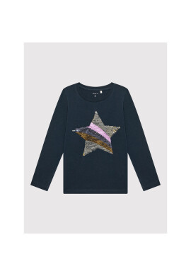 NAME IT Блуза 13198933 Тъмносин Regular Fit - Pepit.bg