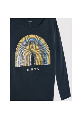 NAME IT Блуза 13198937 Тъмносин Regular Fit - Pepit.bg