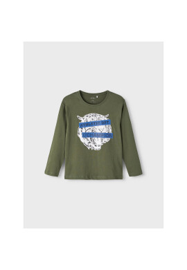 NAME IT Блуза 13206578 Зелен Loose Fit - Pepit.bg