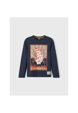 NAME IT Блуза 13209337 Тъмносин Regular Fit - Pepit.bg