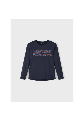 NAME IT Блуза 13209559 Тъмносин Regular Fit - Pepit.bg