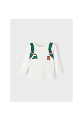 NAME IT Блуза 13210251 Бял Regular Fit - Pepit.bg