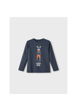 NAME IT Блуза 13210775 Тъмносин Regular Fit - Pepit.bg