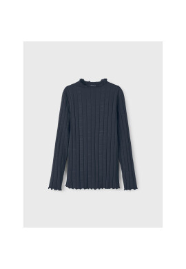 NAME IT Блуза 13211597 Тъмносин Slim Fit - Pepit.bg